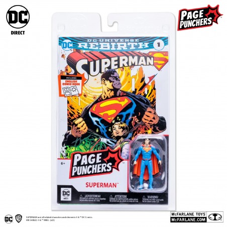 SUPERMAN REBIRTH PAGE PUNCHERS ACTION FIGURE