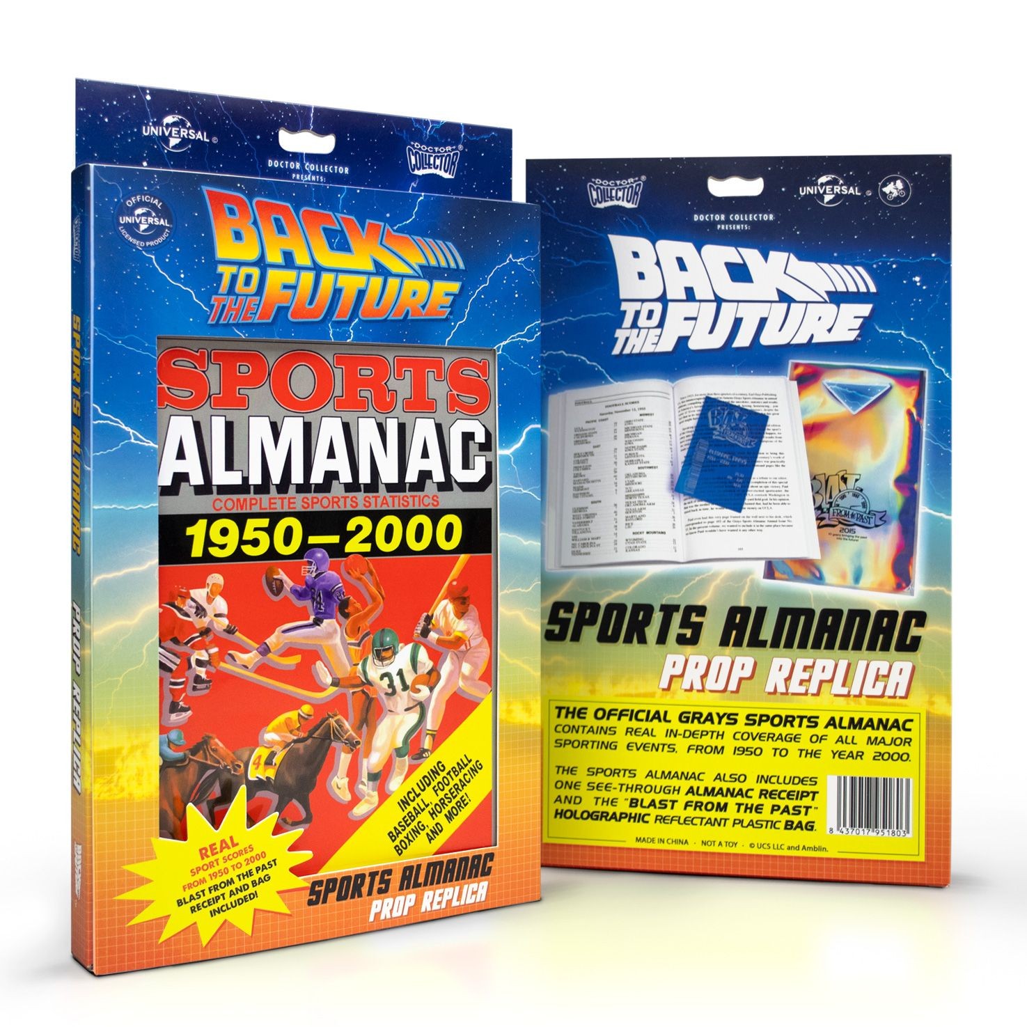 BUY BACK TO THE FUTURE SPORTS ALMANAC REPLICA DOCTOR COLLECTOR