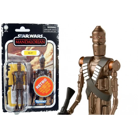 STAR WARS RETRO COLLECTION THE MANDALORIAN IG-11 ACTION FIGURE