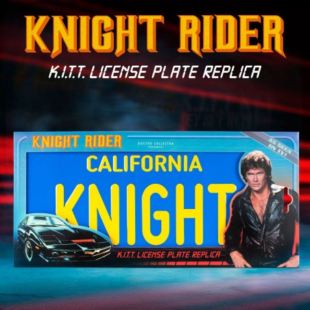 KNIGHT RIDER K.I.T.T. LICENSE PLATE REPLICA SUPERCAR