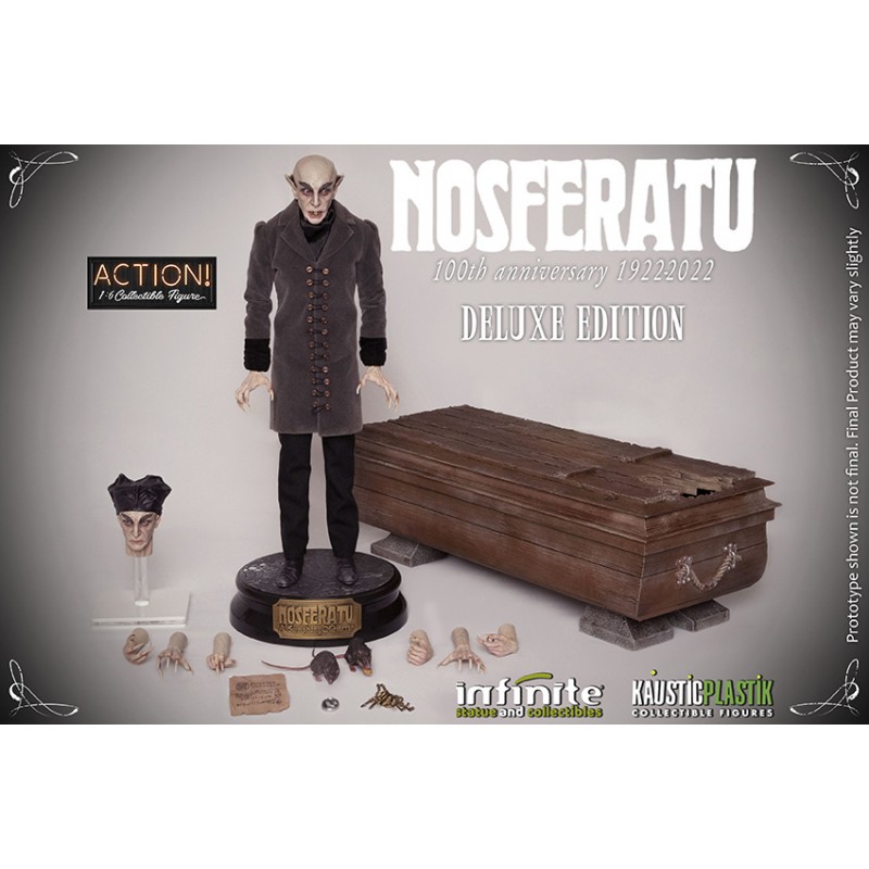 NOSFERATU 100TH ANNIVERSARY DELUXE ACTION FIGURE 30 CM 1/6 SCALE INFINITE STATUE NOSFERATU 100TH ANNIVERSARY DELUXE ACTION FIGURE 30 CM 1/6 SCALE INFINITE STATUE
