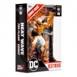 DC DIRECT PAGE PUNCHERS THE FLASH HEAT WAVE ACTION FIGURE MC FARLANE