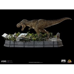 IRON STUDIOS JURASSIC PARK T.REX AND DONALD DEMI ART SCALE 1/20 STATUE FIGURE