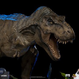 IRON STUDIOS JURASSIC PARK T.REX AND DONALD DEMI ART SCALE 1/20 STATUE FIGURE