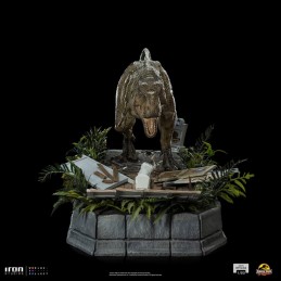 IRON STUDIOS JURASSIC PARK T.REX AND DONALD DEMI ART SCALE 1/20 STATUE FIGURE