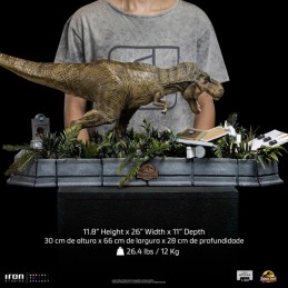 IRON STUDIOS JURASSIC PARK T.REX AND DONALD DEMI ART SCALE 1/20 STATUE FIGURE