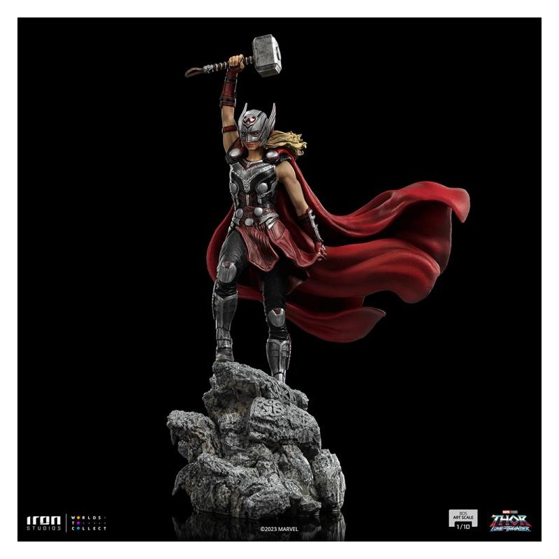 THOR LOVE AND THUNDER MIGHTY THOR JANE FOSTER 1/10 STATUA FIGURE IRON STUDIOS