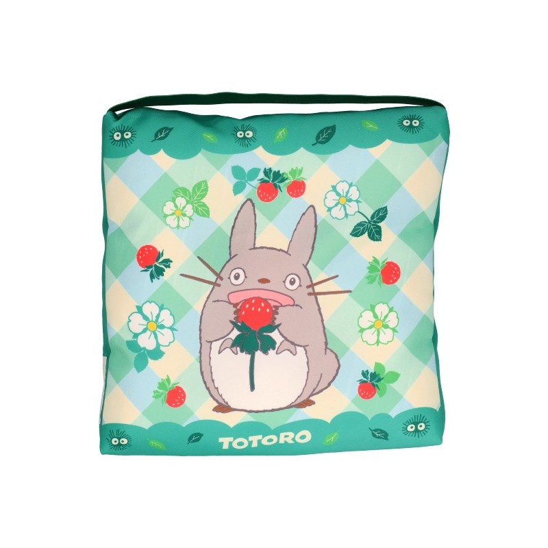 STUDIO GHIBLI MY NEIGHBOR TOTORO WITH STRAWBERRIES 30X30X5CM CUSHION