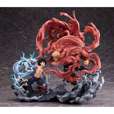 MY HERO ACADEMIA IZUKU MIDORIYA VS MUSCULAR STATUE FIGURE