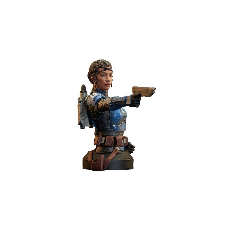 DIAMOND SELECT STAR WARS THE MANDALORIAN KOSKA REEVES BUST STATUE DIAMOND SELECT STAR WARS THE MANDALORIAN KOSKA REEVES BUST STATUE