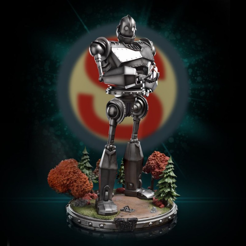 THE IRON GIANT AND HOGARTH BDS ART SCALE 1/20 STATUA FIGURE IRON STUDIOS