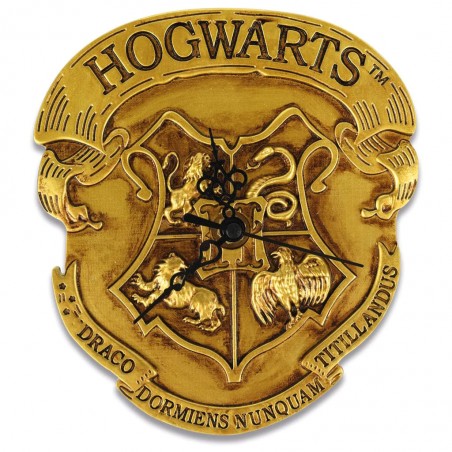 HARRY POTTER HOGWARTS CREST OROLOGIO DA MURO WALL CLOCK
