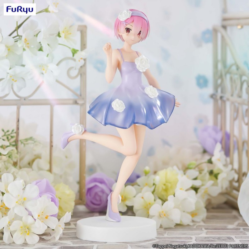 FURYU RE:ZERO RAM FLOWER DRESS STATUE FIGURE