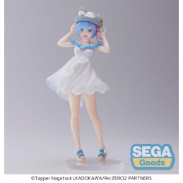 SEGA GOODS RE ZERO LUMINASTA REM NYATSU DAY STATUE FIGURE