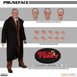 MEZCO TOYS DICK TRACY PRUNEFACE ONE:12 COLLECTIVE ACTION FIGURE