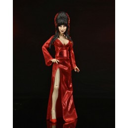 ELVIRA MISTRESS OF THE DARK RED FRIGHT BOO CLOTHED 20CM ACTION FIGURE NECA