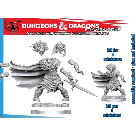 DUNGEONS AND DRAGONS FRAMEWORKS WIGHT MODEL KIT MINIATURE FIGURE