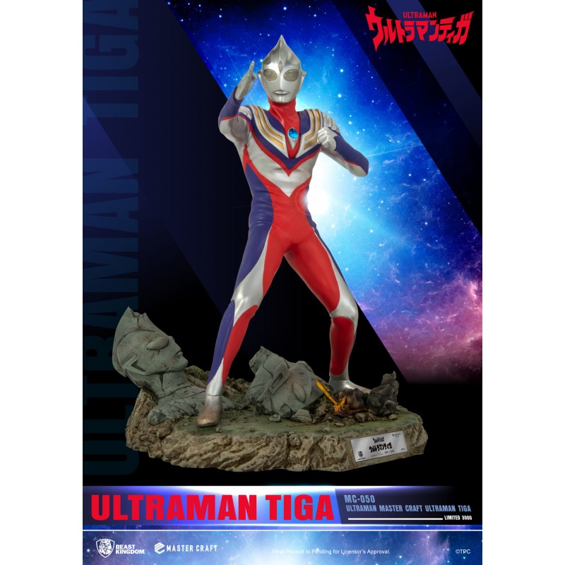 ULTRAMAN TIGA STATUA MASTERCRAFT FIGURE BEAST KINGDOM