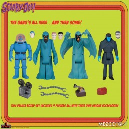 MEZCO TOYS SCOOBY-DOO FRIENDS AND FOES DELUE BOX SET 5 POINTS ACTION FIGURE