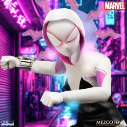SPIDER-MAN GHOST SPIDER ONE:12 COLLECTIVE ACTION FIGURE MEZCO TOYS