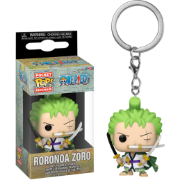 ONE PIECE POCKET POP! RORONOA ZORO KEYCHAIN PORTACHIAVI FUNKO