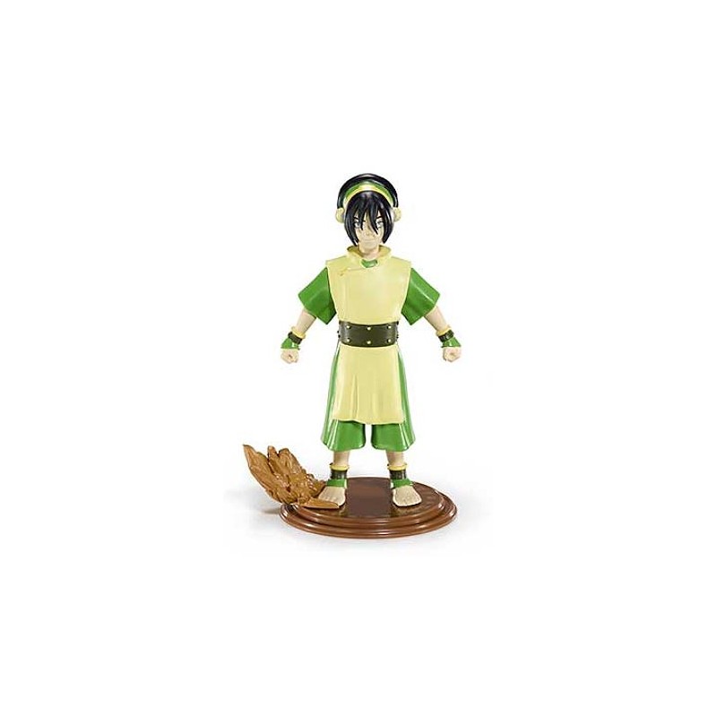 NOBLE COLLECTIONS AVATAR THE LAST AIRBENDER TOPH BENDYFIGS ACTION FIGURE