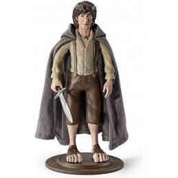 NOBLE COLLECTIONS THE LORD OF THE RINGS FRODO BAGGINS BENDYFIGS ACTION FIGURE