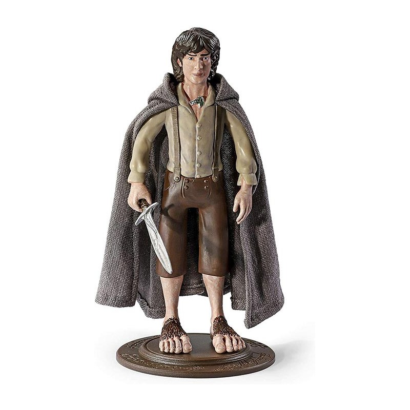 LORD OF THE RINGS FRODO BAGGINS BENDYFIGS ACTION FIGURE NOBLE COLLECTIONS