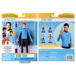 NOBLE COLLECTIONS STAR TREK BENDYFIGS MCCOY ACTION FIGURE