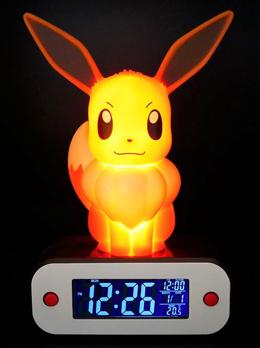 BUY POKEMON EEVEE LIGHT UP ALARM CLOCK TEKNOFUN
