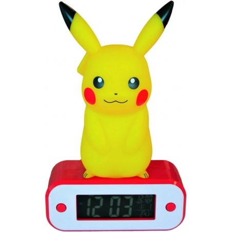 POKEMON PIKACHU LIGHT UP ALARM CLOCK