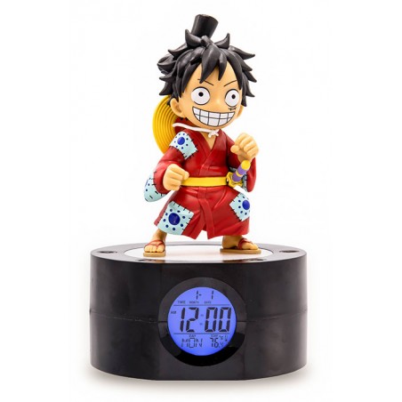 ONE PIECE LUFFY WANO KUNI LIGHT UP ALARM CLOCK SVEGLIA