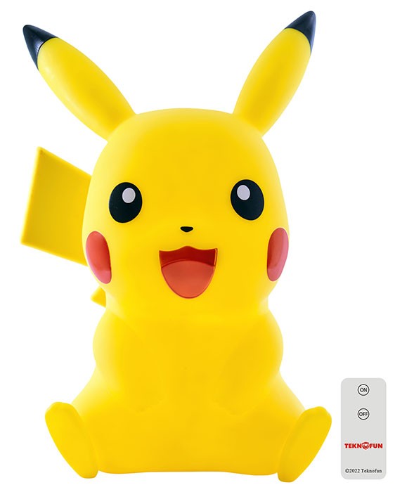 TEKNOFUN POKEMON PIKACHU SITTING LIGHT UP FIGURE 40CM LAMPADA