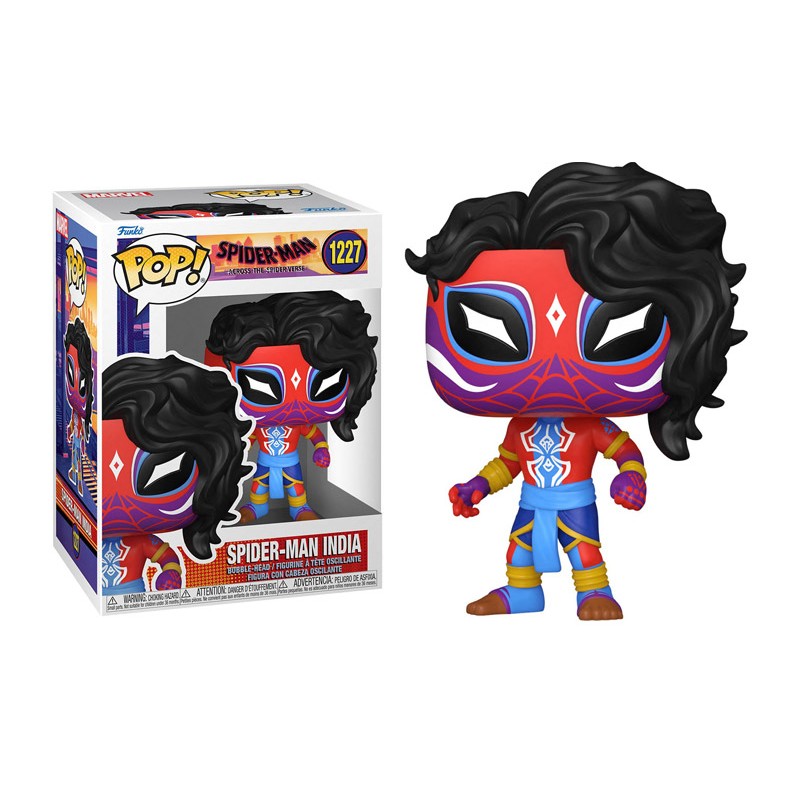 FUNKO FUNKO POP! SPIDER-MAN ACROSS THE SPIDER-VERSE INDIA BOBBLE HEAD KNOCKER FIGURE