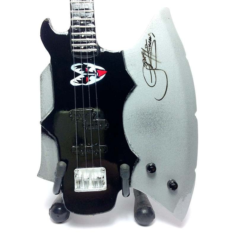 Music Legends Collection Mini Guitar Kiss Gene Simmons Axe Bass Min