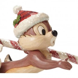 ENESCO CHIP AND DALE CANDI CANE CAPER STATUE FIGURE