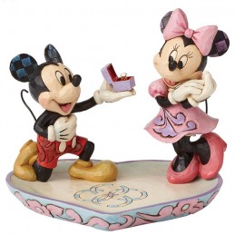 ENESCO MICKEY MOUSE AND MINNIE A MAGICAL MOMENT STATUE FIGURE