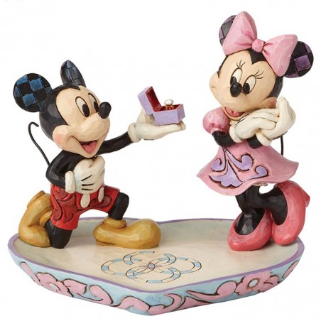 TOPOLINO E MINNIE A MAGICAL MOMENT STATUA FIGURE