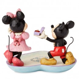 ENESCO MICKEY MOUSE AND MINNIE A MAGICAL MOMENT STATUE FIGURE