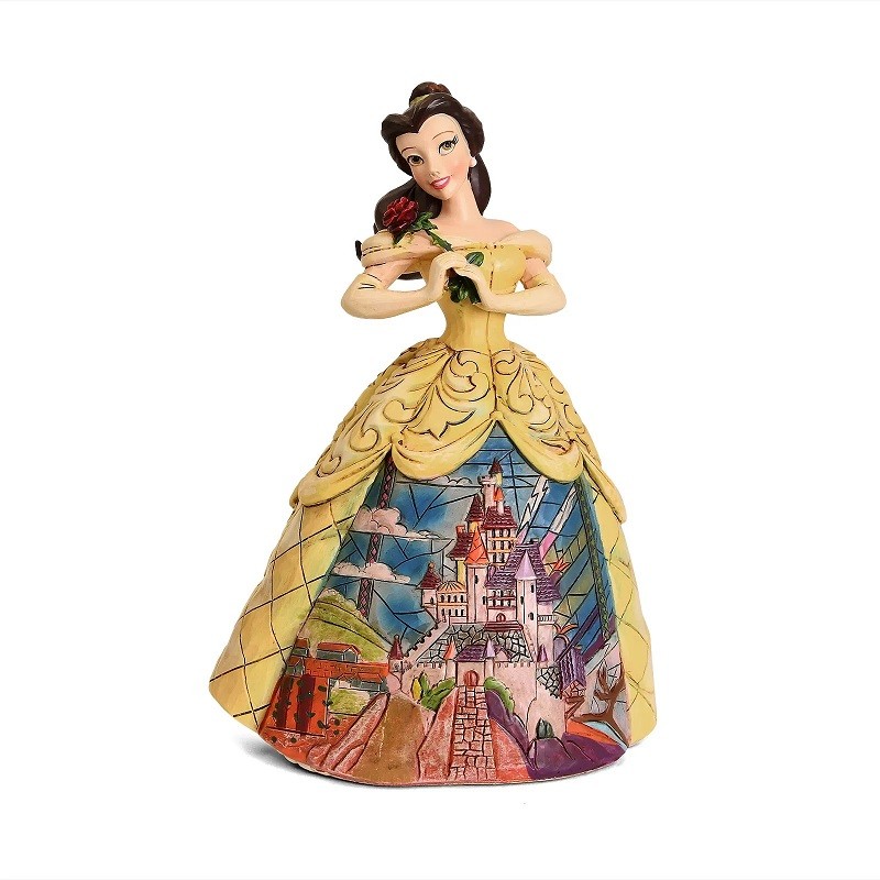 ENESCO BEAUTY AND THE BEAST BELLE DRESS STATUE FIGURE ENESCO BEAUTY AND THE BEAST BELLE DRESS STATUE FIGURE