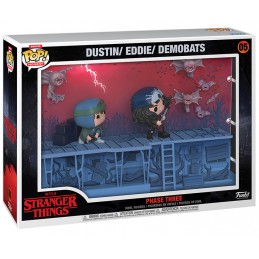 STRANGER THINGS POP! MOMENT PHASE THREE DUSTIN EDDIE DEMOBATS VINYL BOBBLE-HEAD FIGURE DIORAMA FUNKO