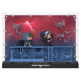 STRANGER THINGS POP! MOMENT PHASE THREE DUSTIN EDDIE DEMOBATS VINYL BOBBLE-HEAD FIGURE DIORAMA FUNKO