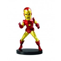NECA MARVEL CLASSIC AVENGERS IRON MAN IRONMAN BOBBLE HEAD KNOCKER ACTION FIGURE