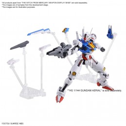 BANDAI HIGH GRADE HG THE WITCH FROM MERCURY WEAPON DISPLAY BASE 1/144 MODEL KIT