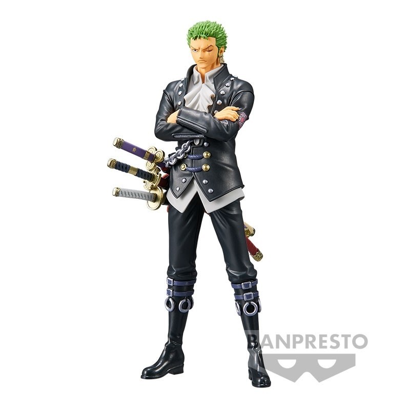 BANPRESTO ONE PIECE RED DXF GRANDLINE MEN RORONOA ZORO VOL.3 STATUE FIGURE