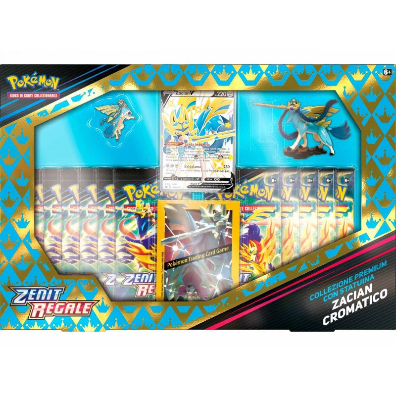 BUY POKEMON COLLEZIONE PREMIUM ZENIT REGALE ZACIAN CROMATICO IN ITA