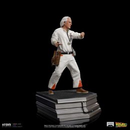 RITORNO AL FUTURO DOC EMMETT BROWN ART SCALE 1/10 STATUA FIGURE IRON STUDIOS