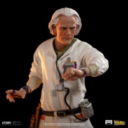 RITORNO AL FUTURO DOC EMMETT BROWN ART SCALE 1/10 STATUA FIGURE IRON STUDIOS