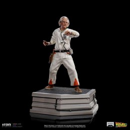 RITORNO AL FUTURO DOC EMMETT BROWN ART SCALE 1/10 STATUA FIGURE IRON STUDIOS