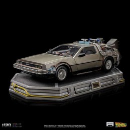 IRON STUDIOS BACK TO THE FUTURE DELOREAN ART SCALE 1/10 STATUE FIGURE